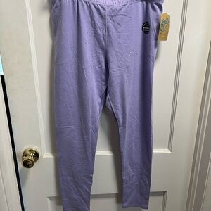 Purple Leggings with Sparkle Detail
